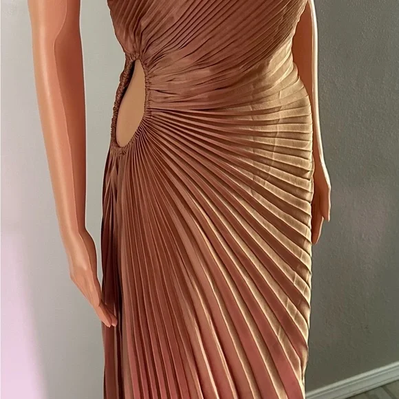 A.L.C. Delfina Matte Pleated Dress $695 Womens size 6 - Picture 2 of 10